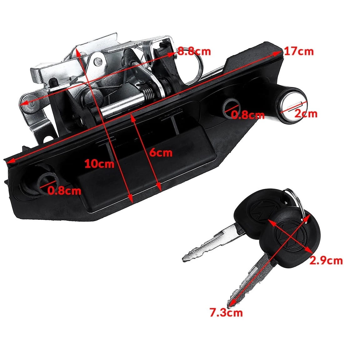 SCHIEBETÜRGRIFFHALTER TYLNEJ KLAPY Passend Für VW TRANSPORTER T4 1990