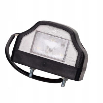 Links | LED achterlicht met kentekenlicht | 12-36v | 6-PIN | V10C5-521B6 - Kaspers Bovag service center