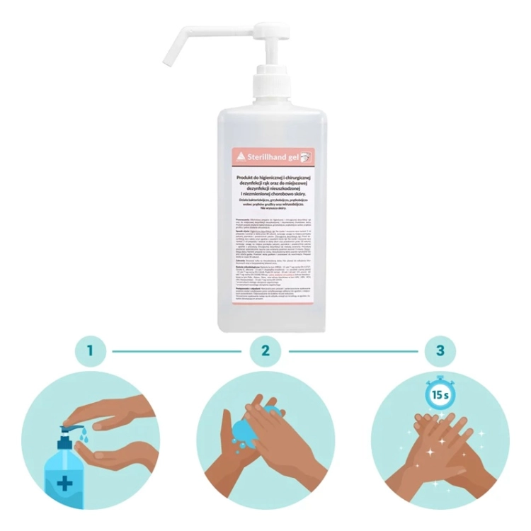 Sterillhand 500ml gel z pompką do dezynfekcji rąk.jpg